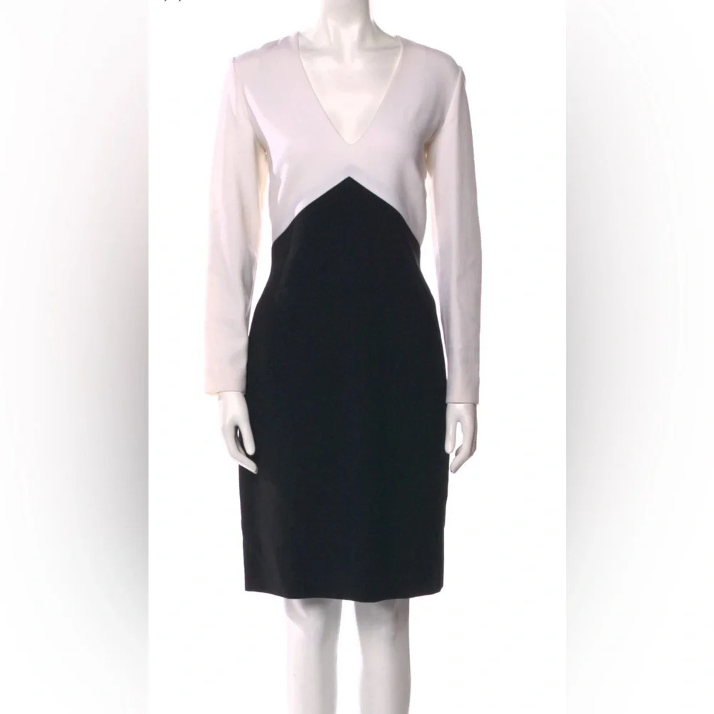 Emilio Pucci black & white long sleeve dress Italian 46 (appx US 12/large)